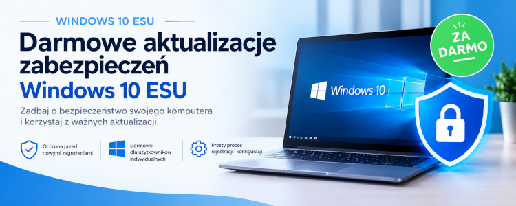 Darmowe aktualizacje zabezpieczeń Windows 10 ESU